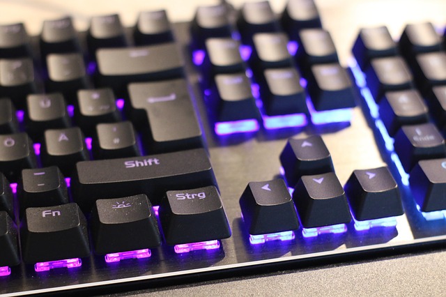 Osvětlená klávesnice